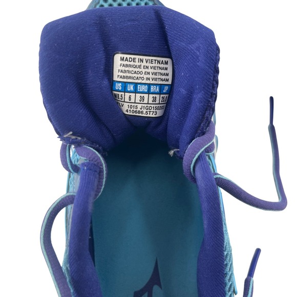 Mizuno Wave Rider 20 Women's Running Shoes Teal Blue Purple Size 8.5 - Picture 3 of 6